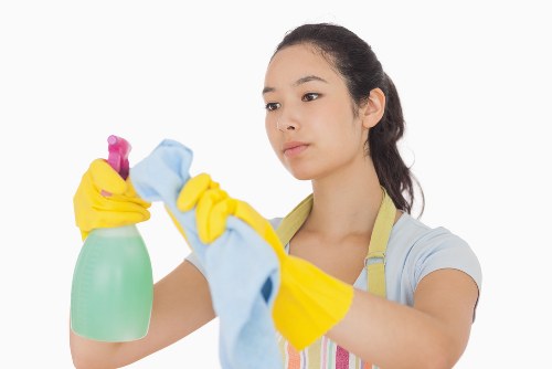 Kitchen deep clean during an end of tenancy clean in SW12